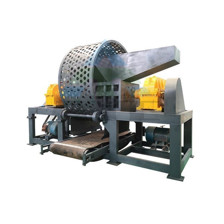 Máquina de trituración de neumáticos de alta productividad de 2-3 toneladas para el reciclaje de chatarra de neumáticos