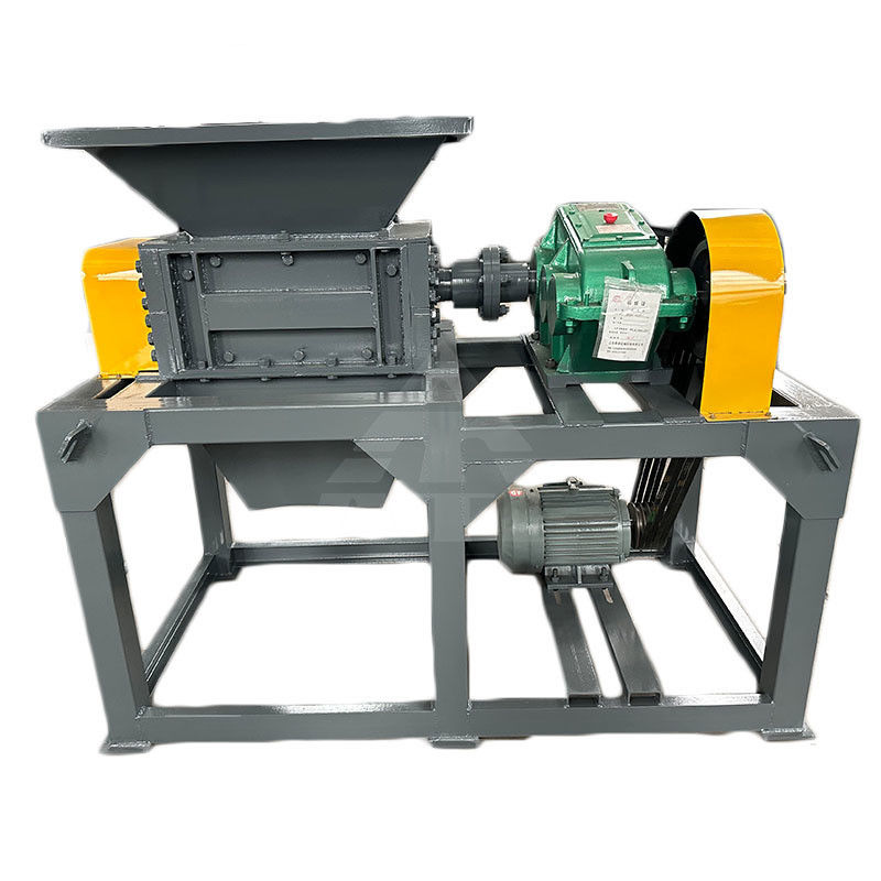 Apoyo a la personalización de plástico Mini Double Shaft Shredder máquina de trituración de madera por Famous Motor