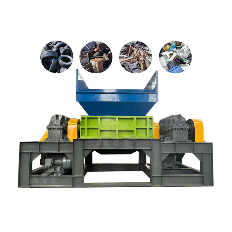 Máquina de trituración de residuos de doble eje para cartón de plástico y trituración de metal a un precio asequible