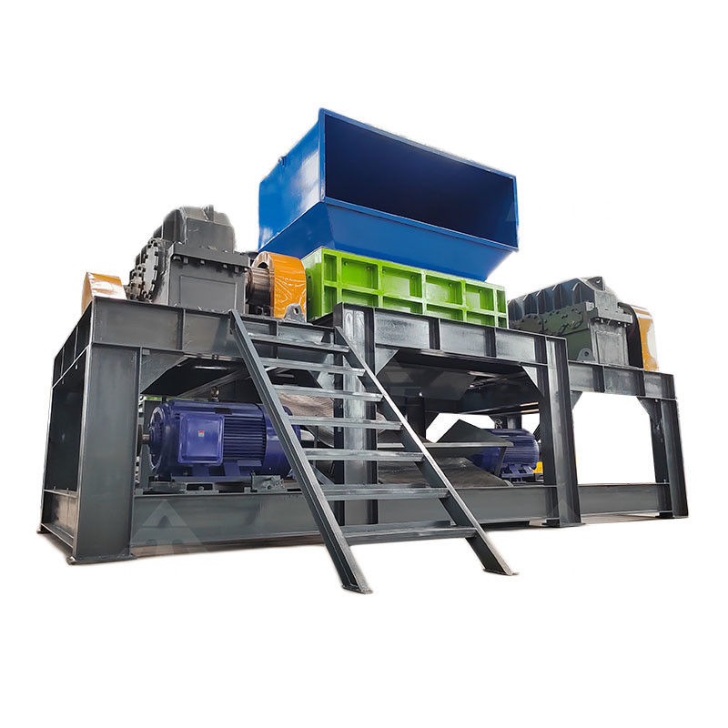 Doble eje ABS trituradora de plástico para automóviles ideal para el reciclaje de residuos en varias industrias