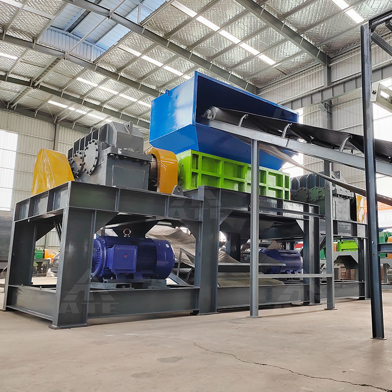 200-2200mm Tamaño de entrada Trituradora automática de chatarra de metal plástico para el proceso de reciclaje